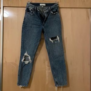 A&F Curve Love High Rise Mom Jean